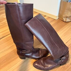 Nine West Burgundy Knee-High Boots